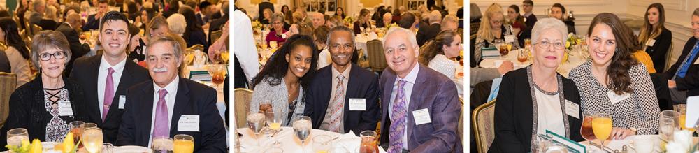 Scholarship recipients from the MCV Campus visit with the donors, families and administrators who made their awards possible at the 2019 Endowed Scholarship Brunch. All Photos: CSI Studios LLC