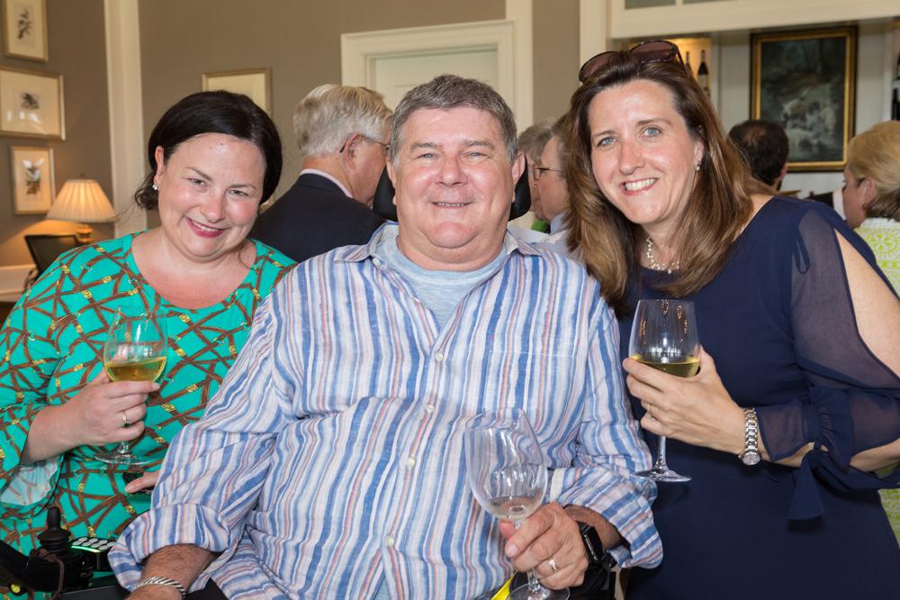 Carrie Bickford, Jerry Creehan and Michelle Gebhardt share a moment at the Harper’s Hope Golf Tournament and Auction reception. In 2017, Jerry was one of the first three patients in Virginia to receive a newly approved drug to treat ALS. Since then, many more VCU Health patients have received the drug