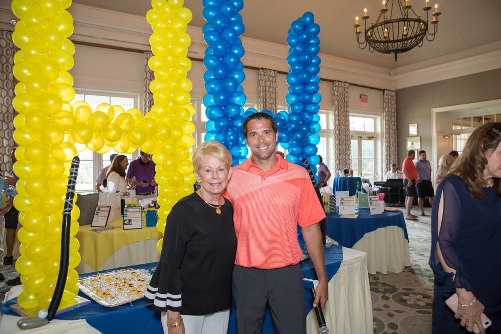 Anne Harper spends time with Dr. Scott Vota at the Harper’s Hope Golf Tournament and Auction reception. Dr. Vota is director of the Neuromuscular and ALS clinics at VCU Health and treated Anne’s late husband Vic.