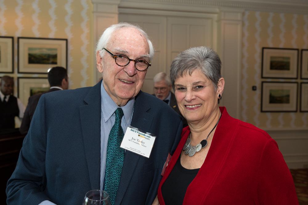 Joe Teefey and Judy Collins, RN, WHNP, attend their final annual awards dinner before rolling off our board and joining the Leadership Council.