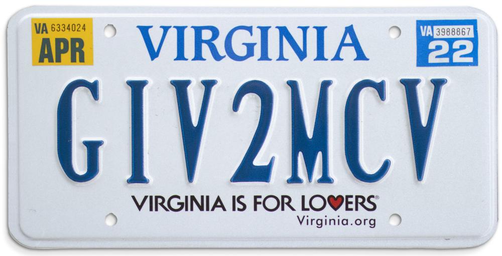 MCVF License Plate