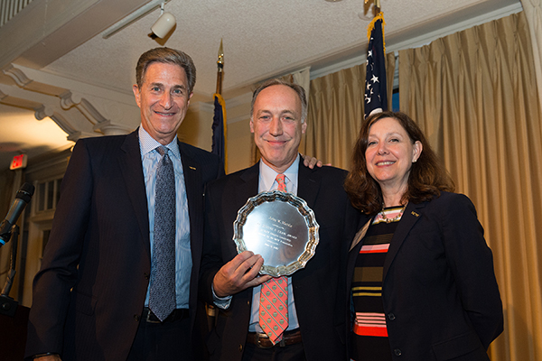 John Martin with Margaret Ann Bollmeir and Harry Thalhimer