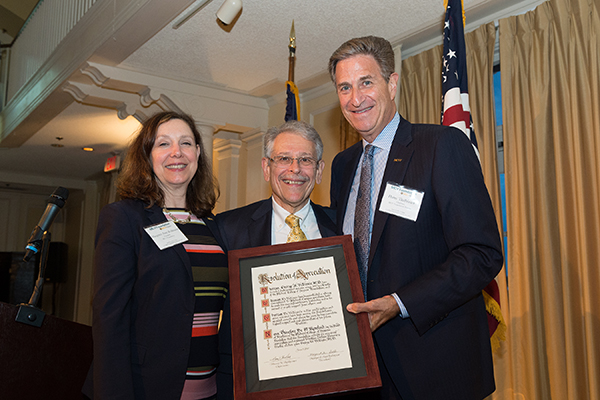 George Vetrovec with Margaret Ann Bollmeir and Harry Thalhimer