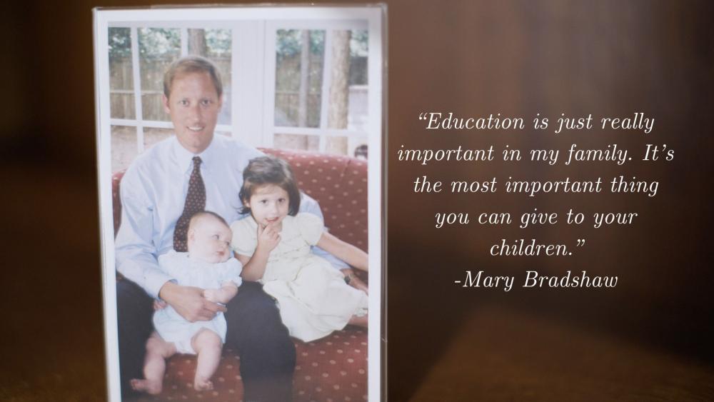 photo of blair craig with his daughters