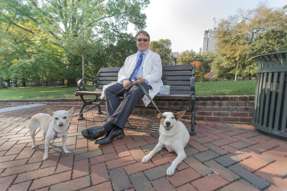 Richard T. Marconi, Ph.D., professor at VCU School of Medicine’s Department of Microbiology and Immunology, has developed a Lyme disease vaccine for canines, a diagnostic test for humans, and is on his way to a vaccine for humans. The Centers for Disease Control estimates there are 300,000 people diagnosed with Lyme disease in the U.S. each year, but many experts posit the number of new infections is much higher, possibly double. Photo: Karl Steinbrenner