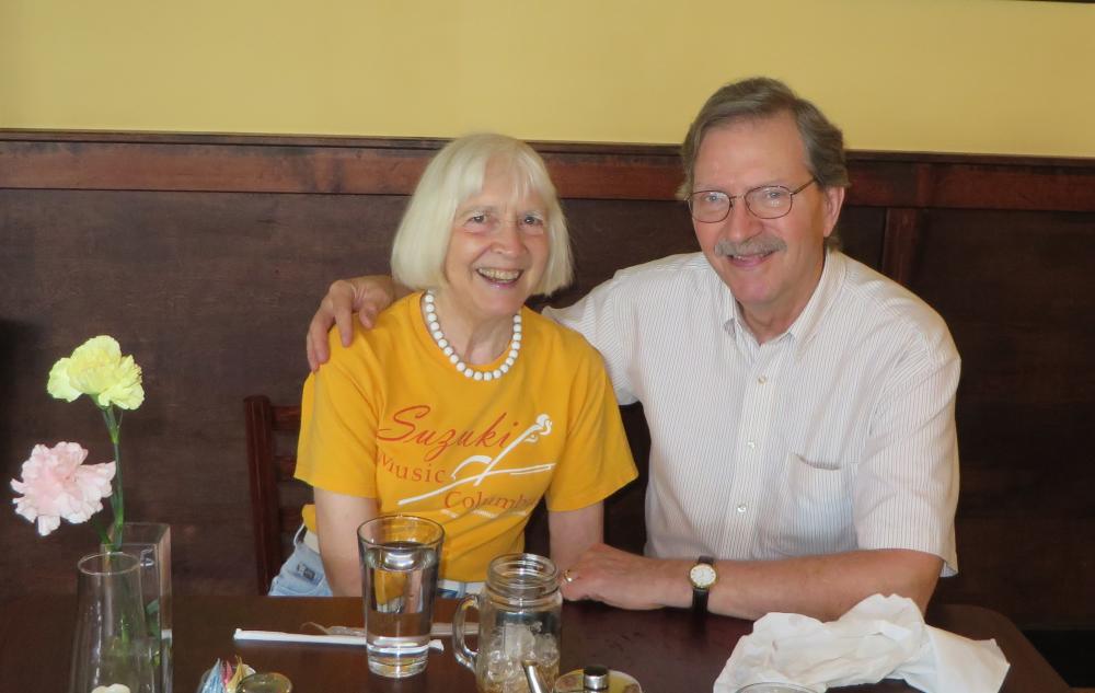 Nancy and Craig Canning celebrate a return to health and enjoy one of their favorite activities — dining out. Photo: Courtesy of the Cannings