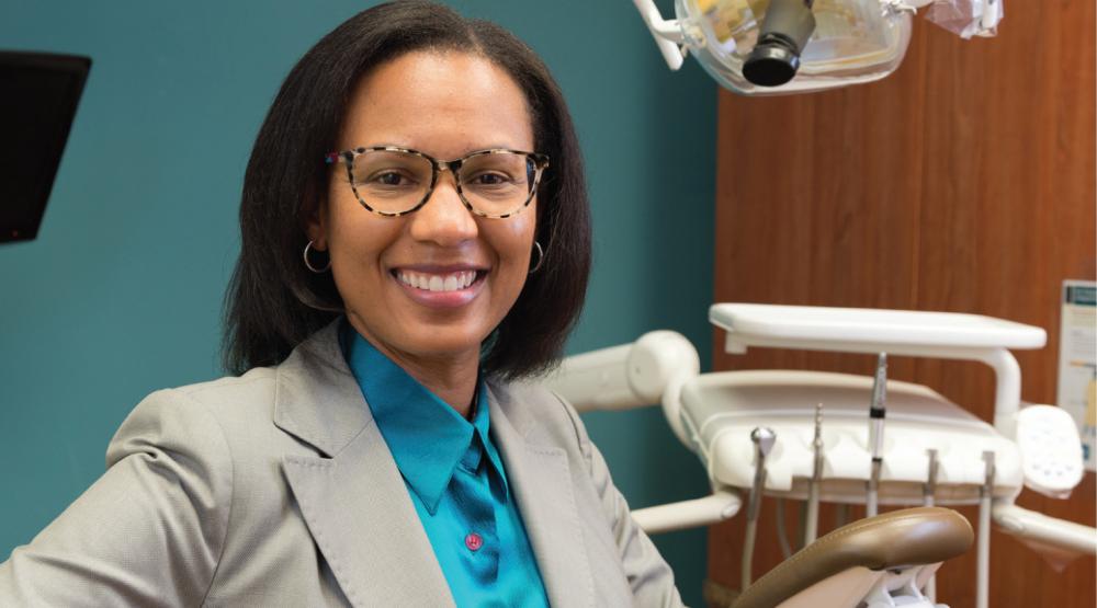 ​Tamesha Morris, D.D.S., graduated from the VCU School of Dentistry in 2003. After supporting student scholarships for many years, she recently established the Dr. Tamesha Morris Scholarship Fund to provide support and encouragement for future students at the school. PHOTO: KEVIN SCHINDLER​