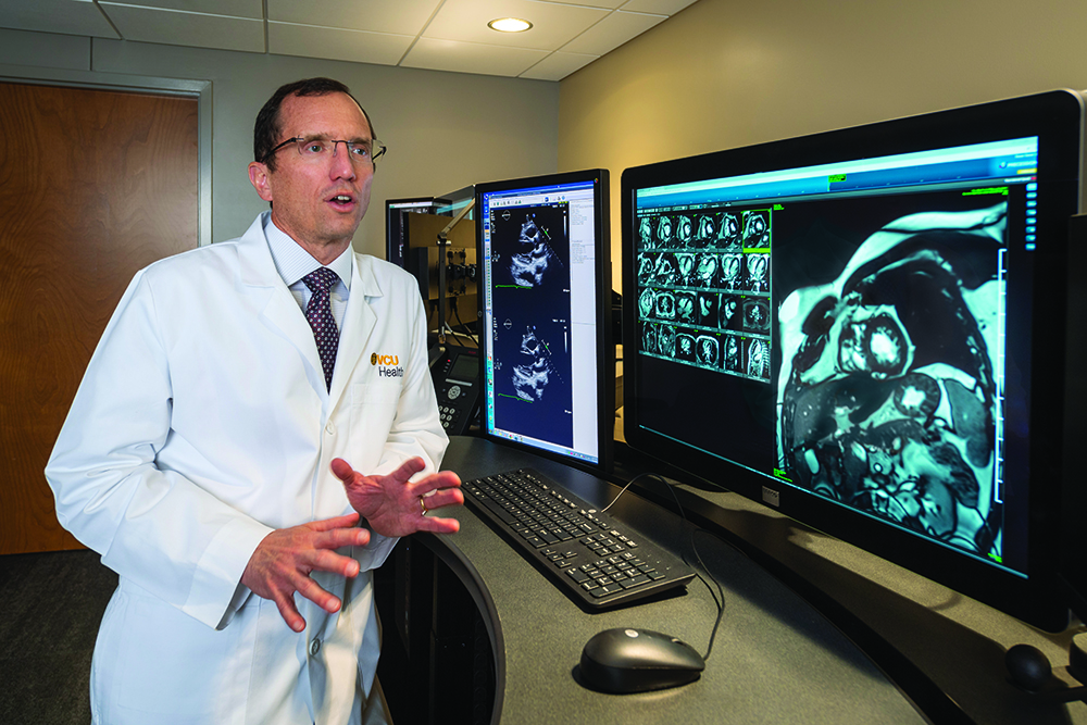 Dr. Hundley discusses the advanced imaging capabilities of the MRI system in the Pauley Heart Center Imaging Clinic, which was mad possible by the Pauley Family Foundation.