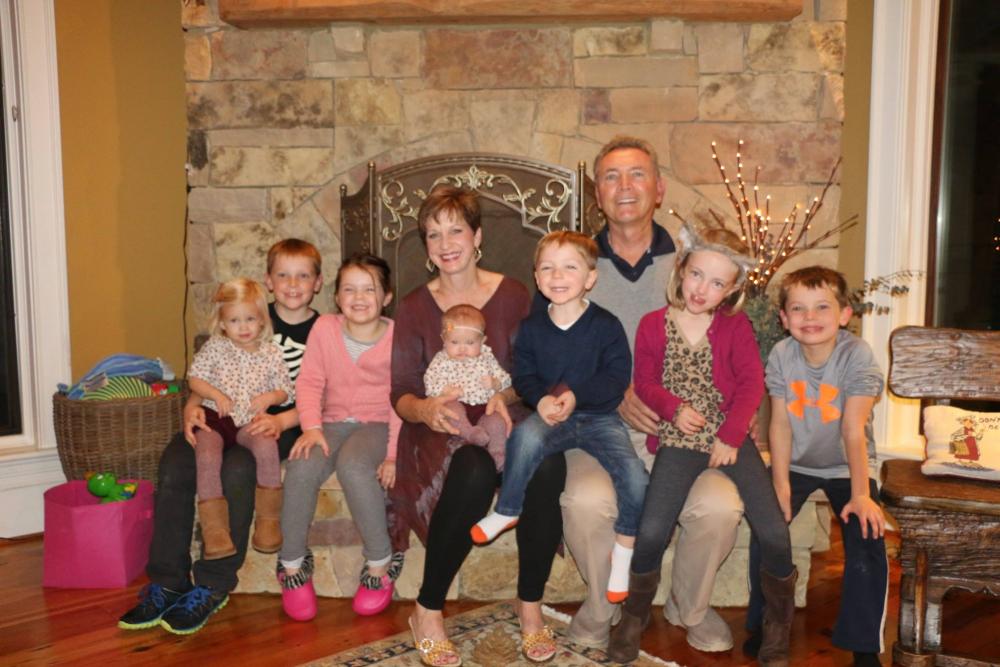 George, his wife and grandkids