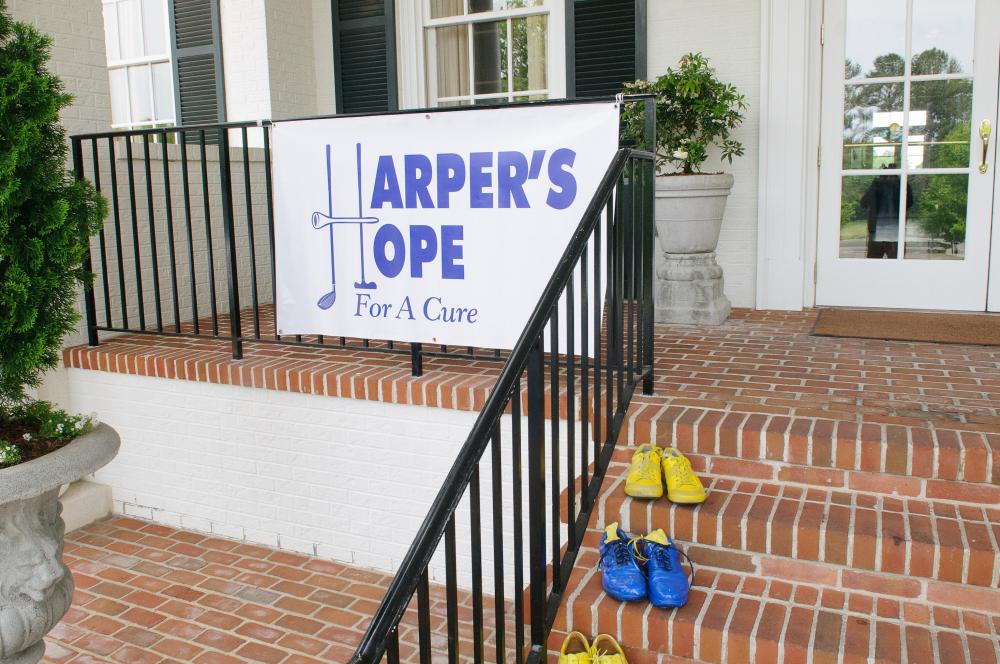 Harper's Hope golf tournament banner