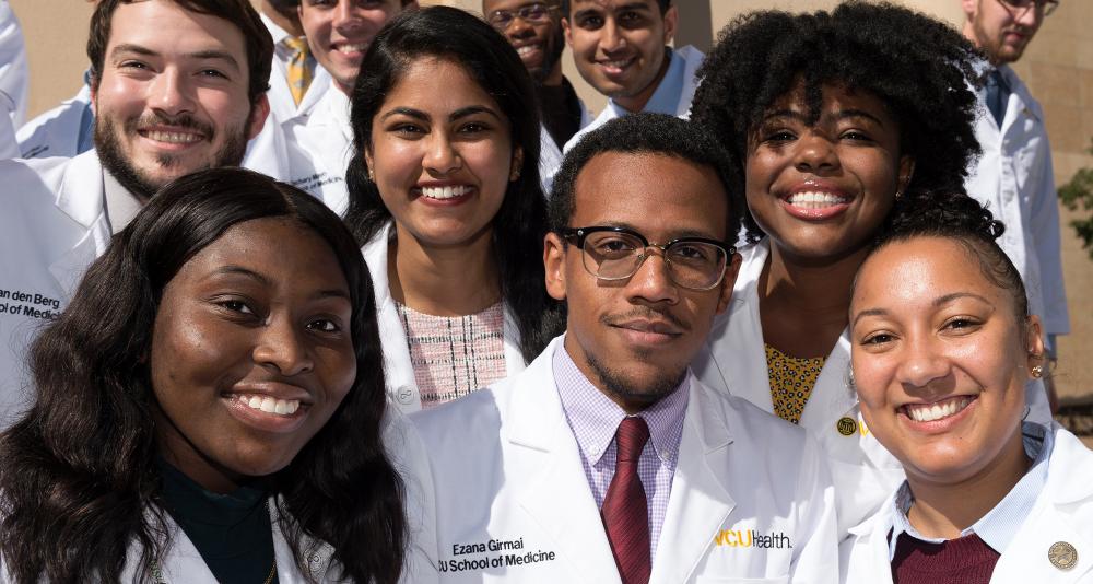 Medical students at their White Coat Ceremony