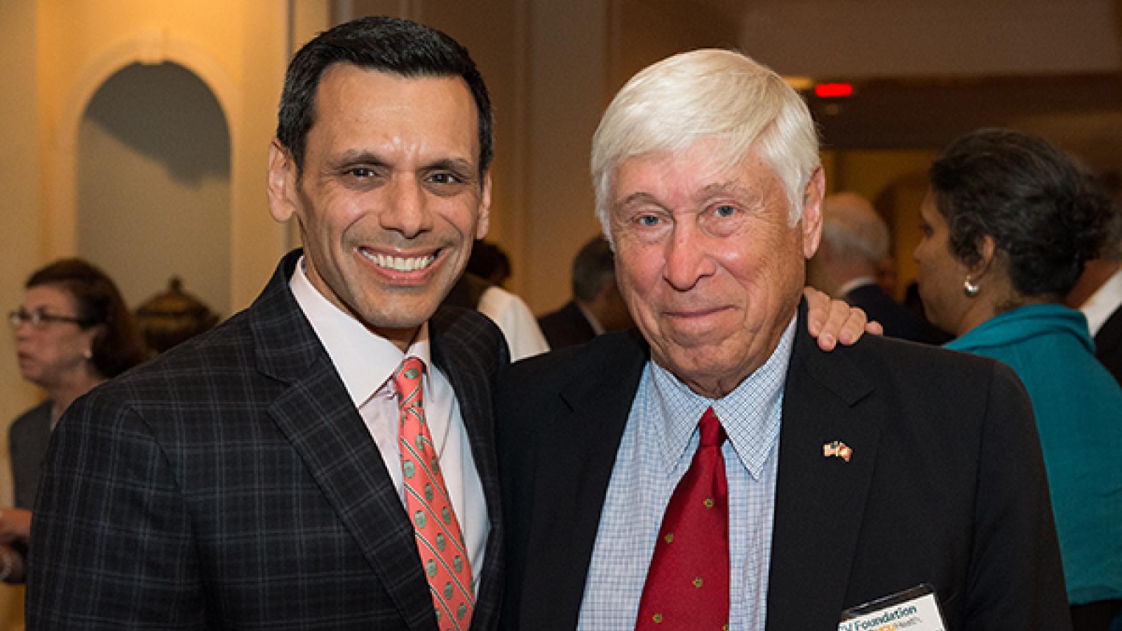 Dr. Rao and Austin Brockenbrough III