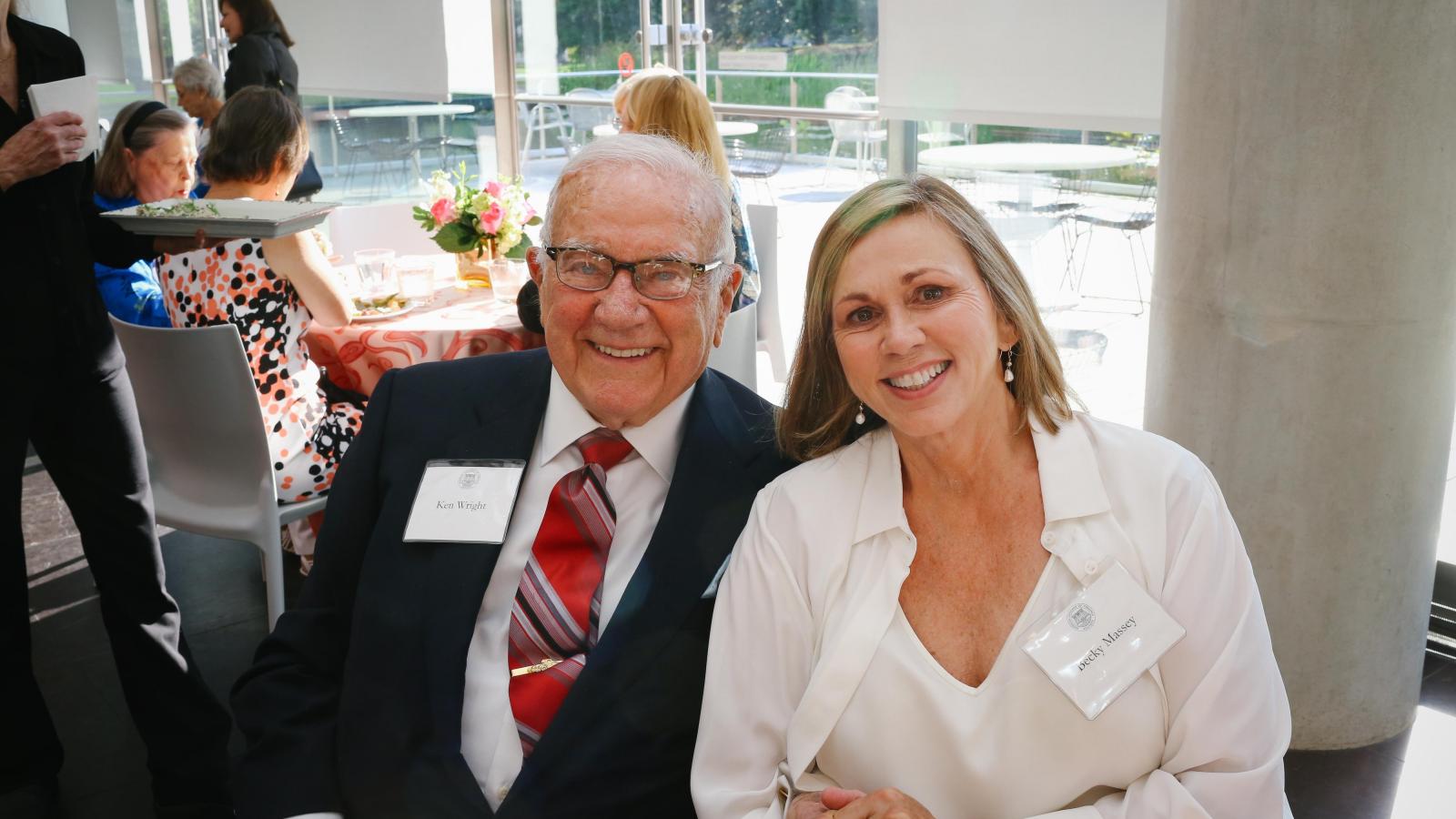 Ken Wright and Becky Massey