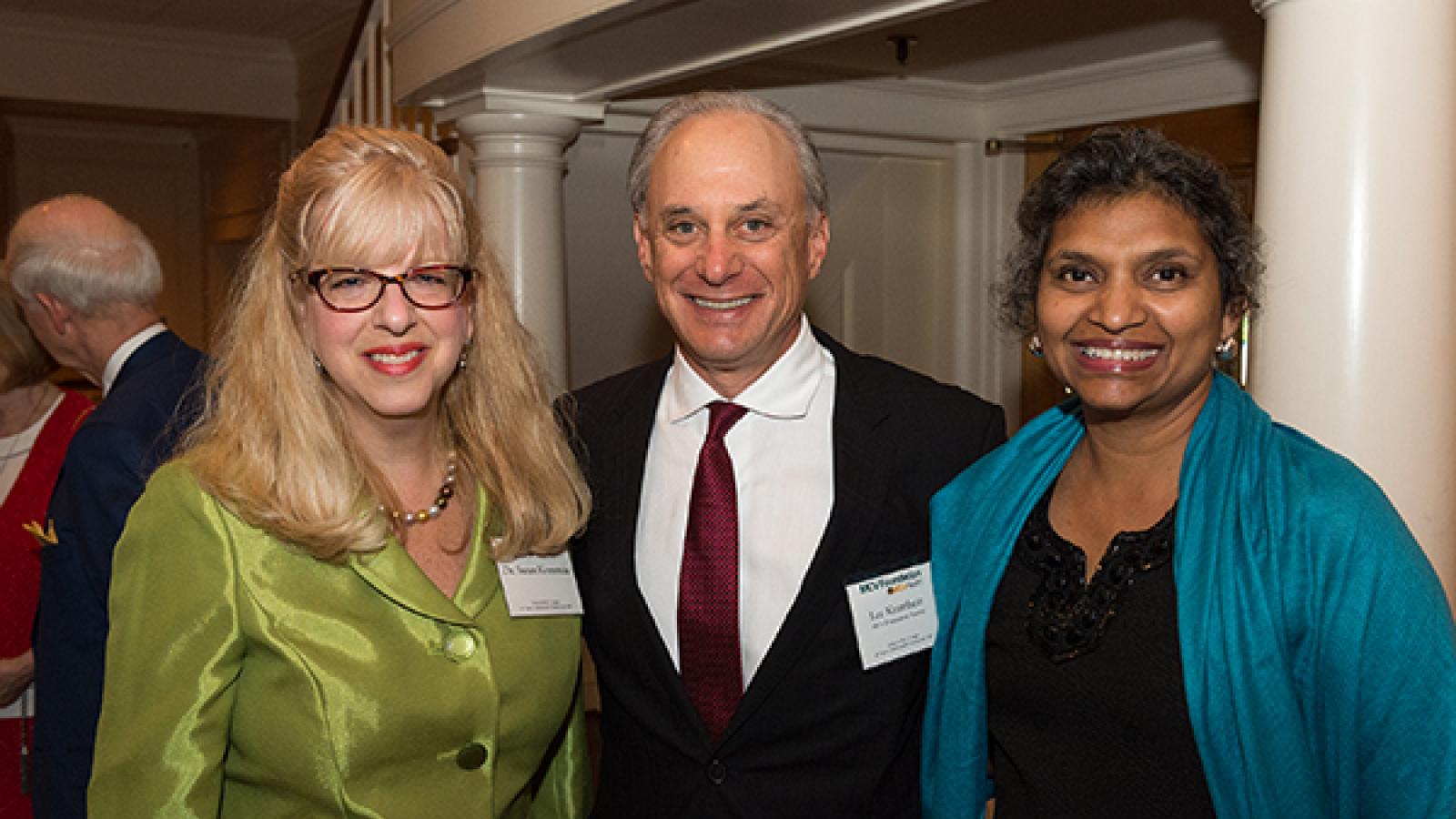 Dr. Korntstein, Lee Krumbein and Monica Rao