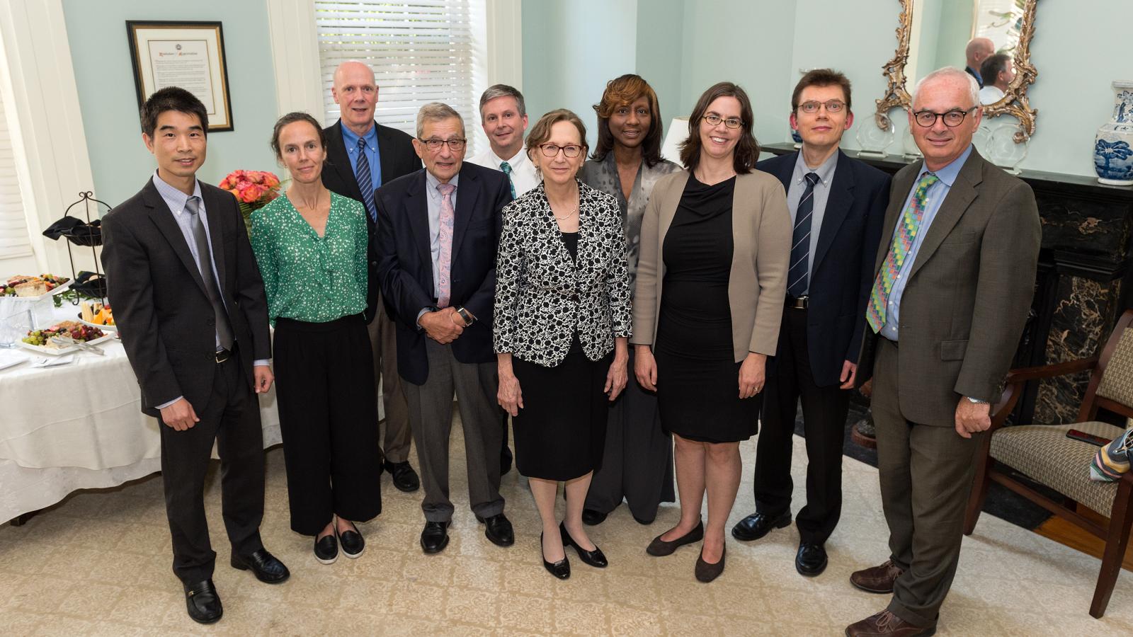 Blick Scholars, deans, and department chairs with Dr. Rappley