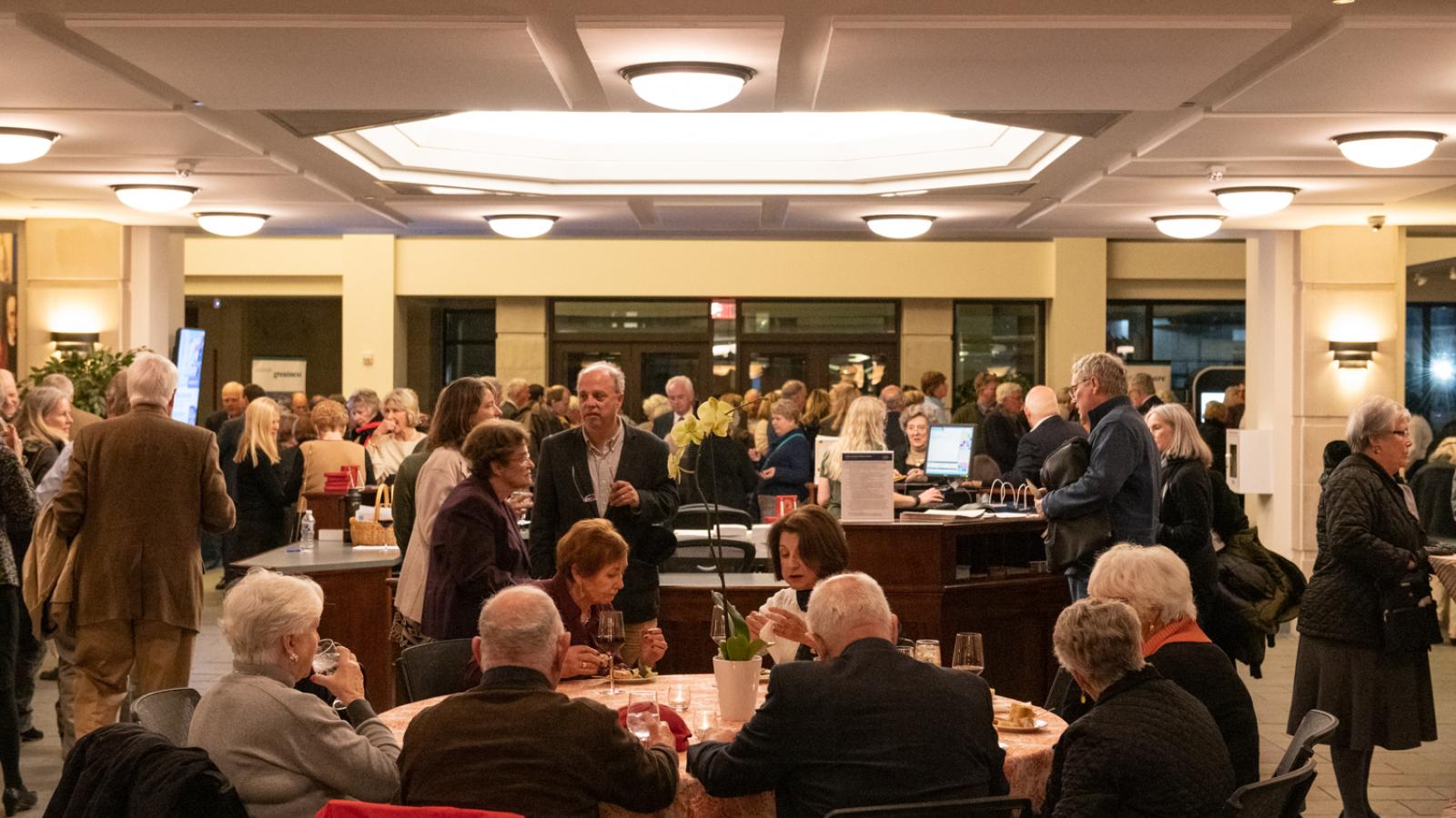 Attendees enjoy the reception at the Virginia Museum of History & Culture.