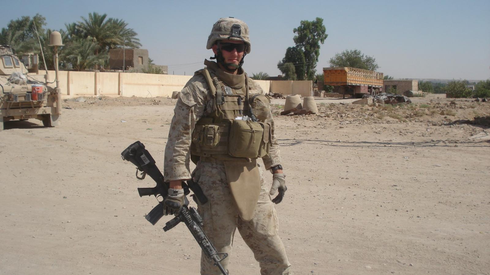 Alex Pais joined the Marines in 2005 and was deployed to the Middle East twice. Photo courtesy of Alex Pais