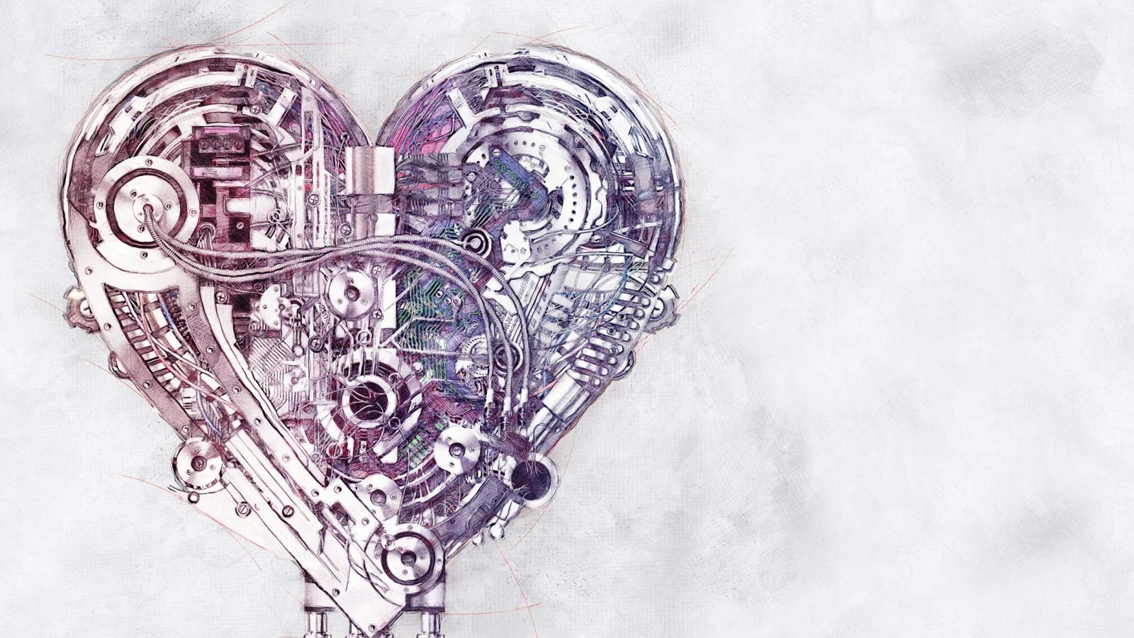 Mechanical Heart Illustration