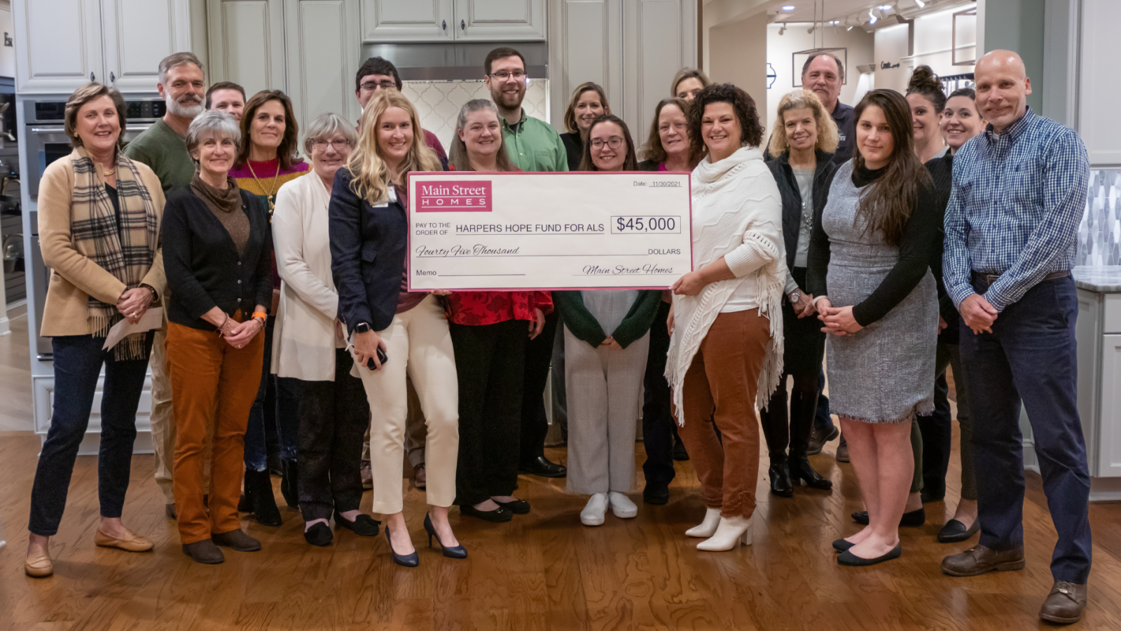 Harpers Hope group photo with check