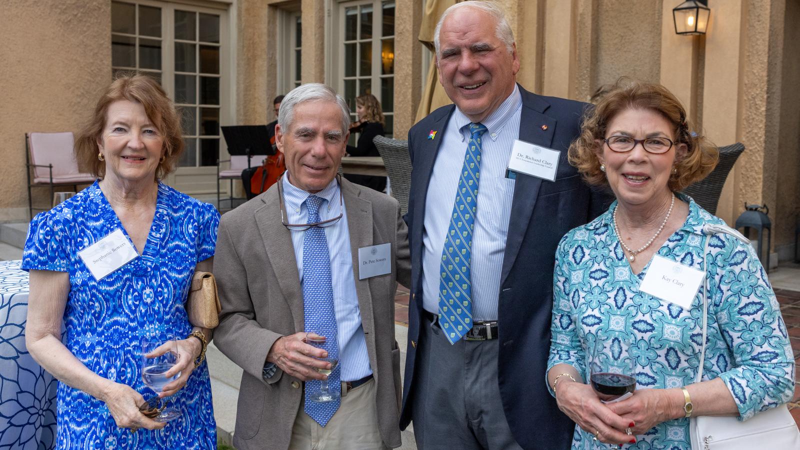 mcv society members gathered