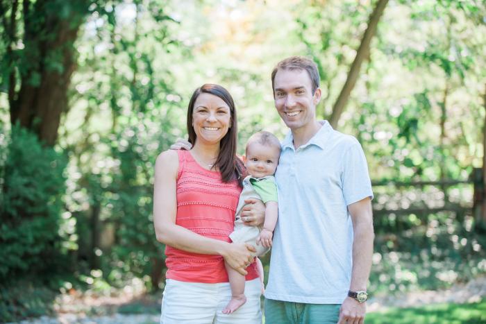 Julie and Geoff Shudtz with their son